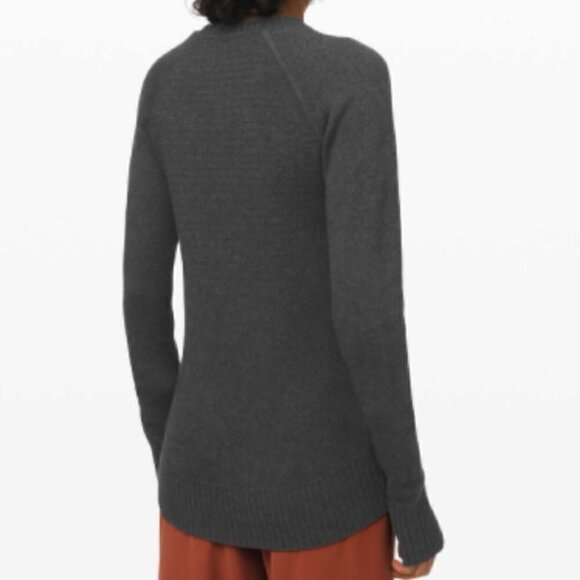Lululemon Reversible Still Lotus Sweater Gray XS - Picture 4 of 14
